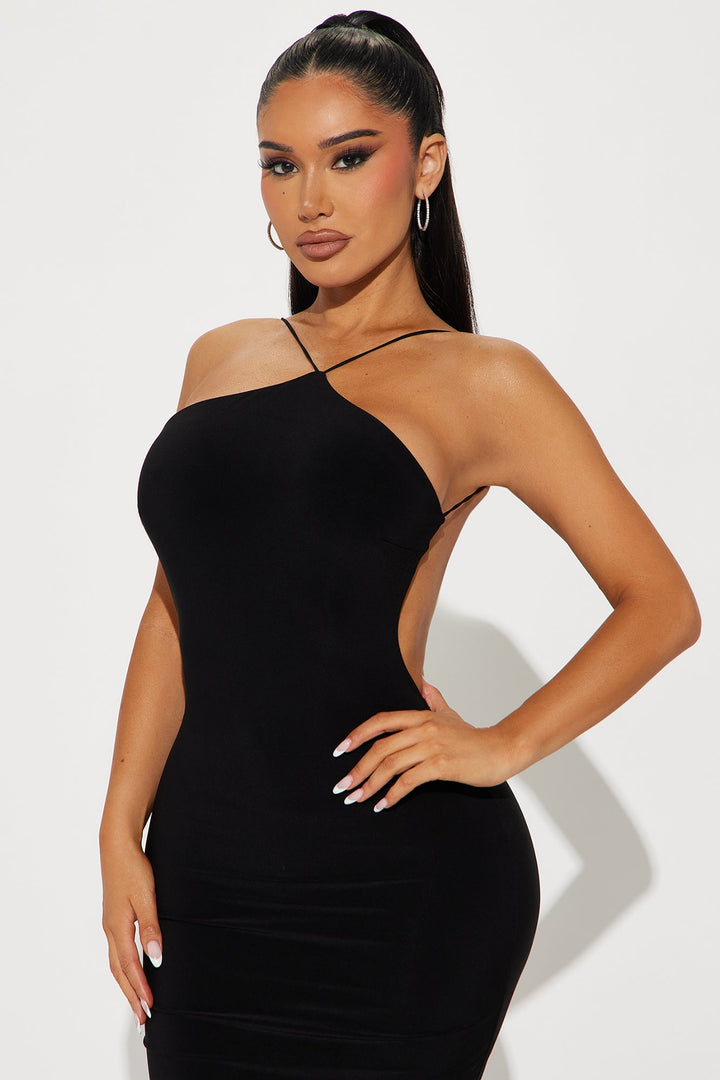 Willow Backless Maxi Dress - Black