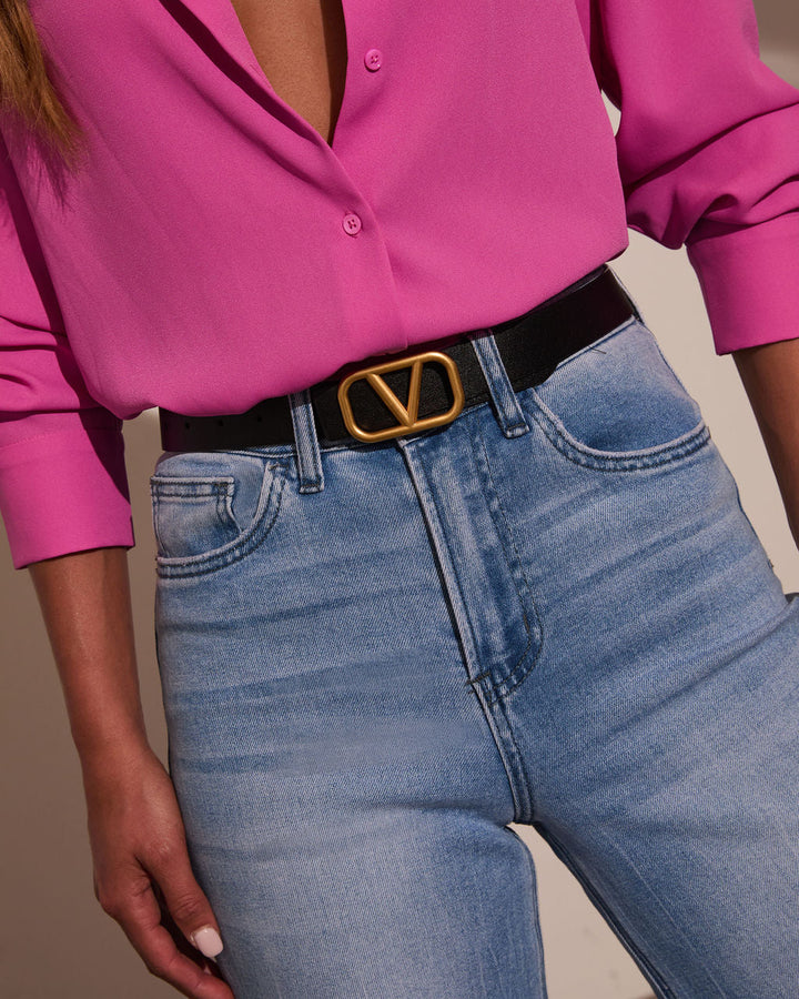 Shes Iconic Vici Logo Belt