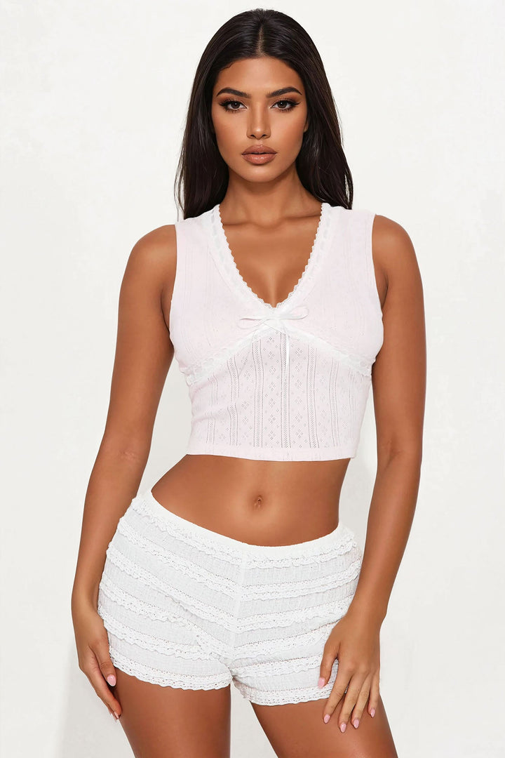 Afternoon Picnic Sleeveless Top - Pink