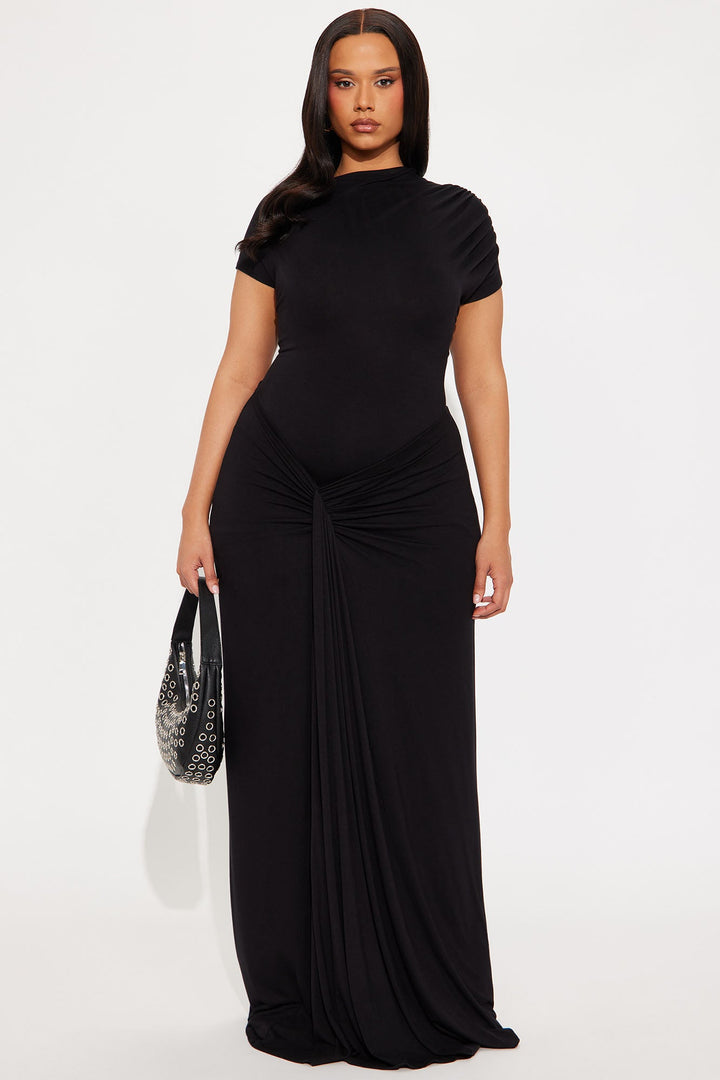 Feels Like Karma Maxi Dress - Black