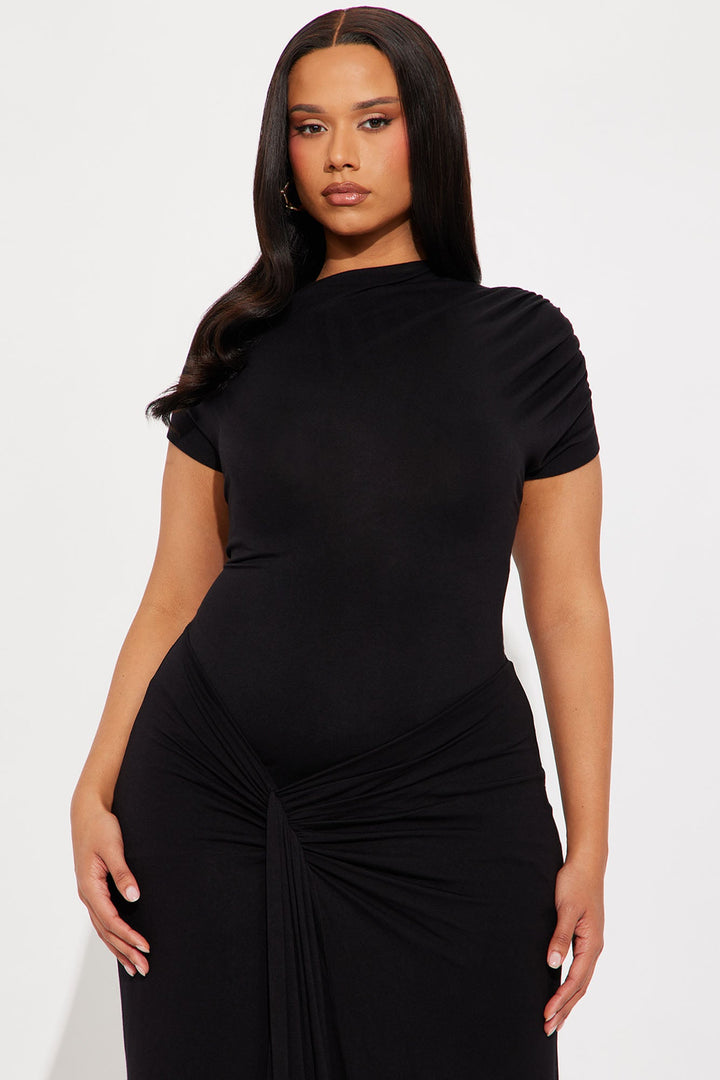 Feels Like Karma Maxi Dress - Black