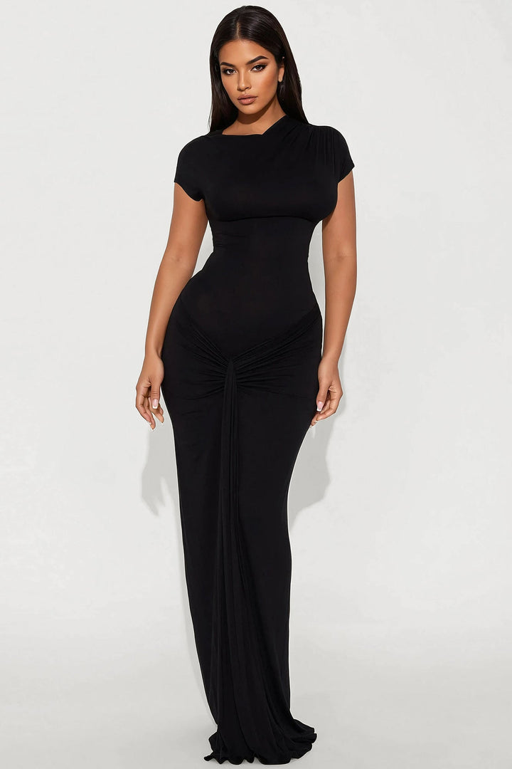 Feels Like Karma Maxi Dress - Black