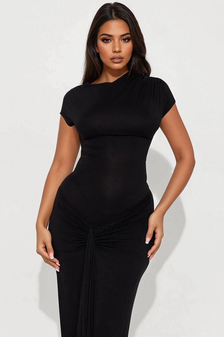 Feels Like Karma Maxi Dress - Black