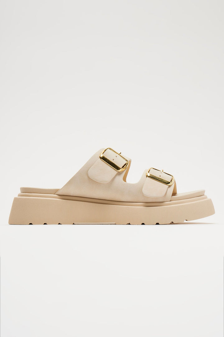 Don't Make It Complicated Sandals - Beige