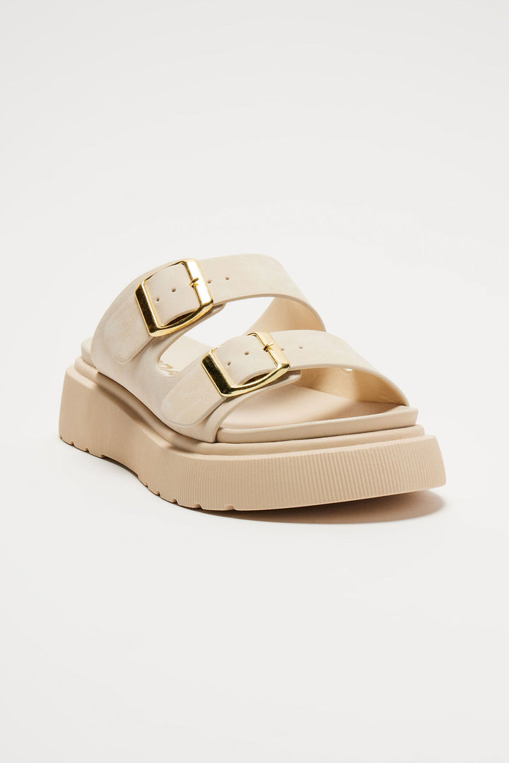 Don't Make It Complicated Sandals - Beige