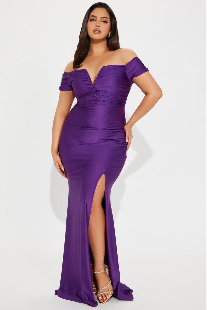 Take A Look Gown - Purple