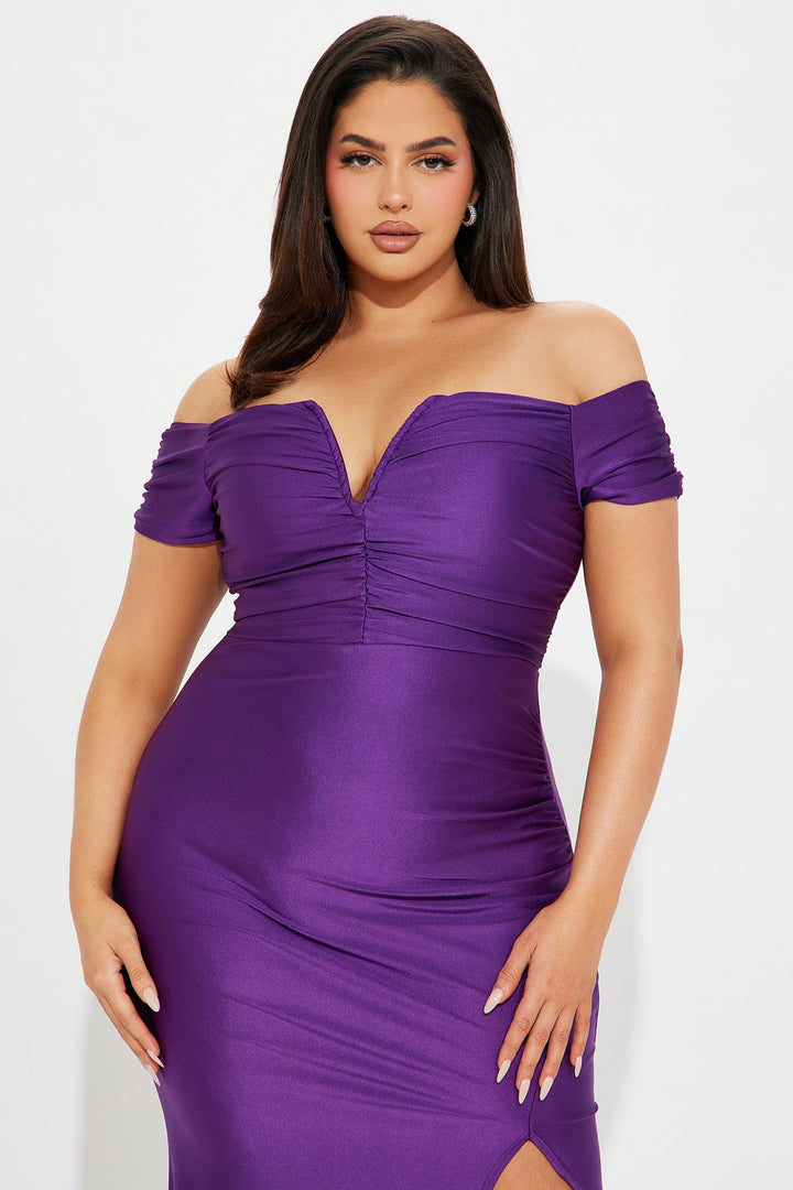 Take A Look Gown - Purple
