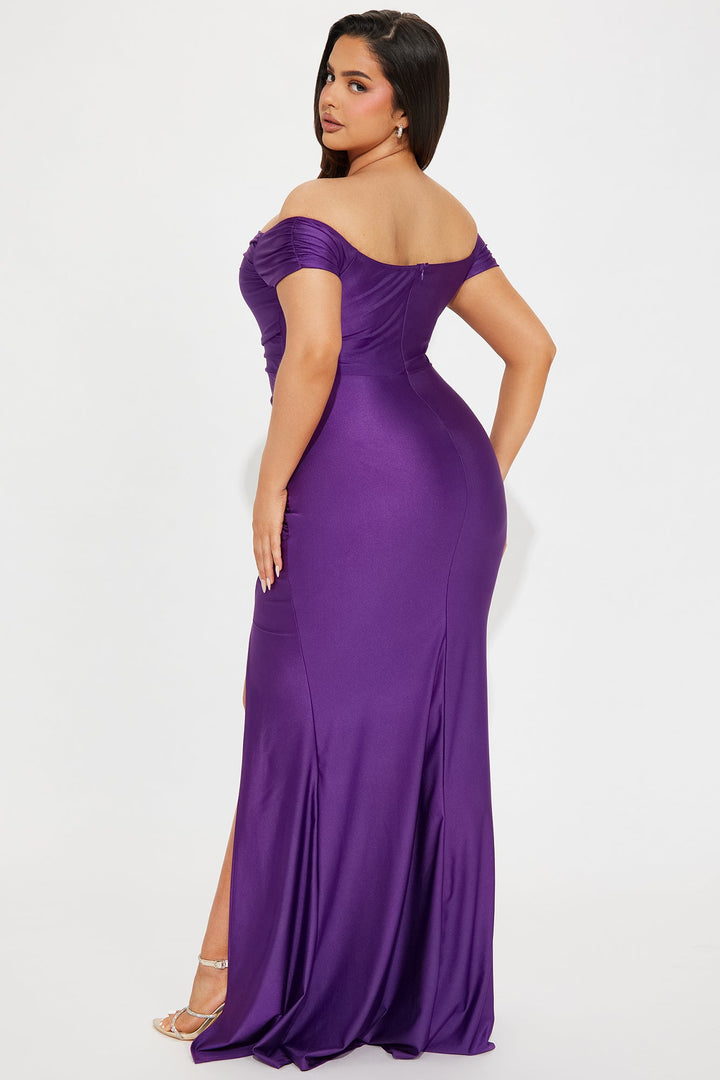 Take A Look Gown - Purple