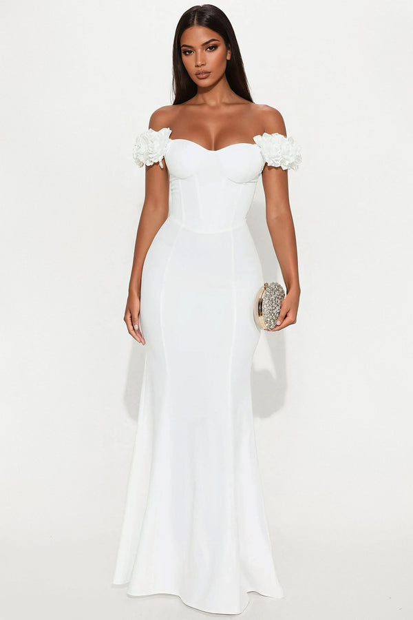 Rosie Maxi Dress - White