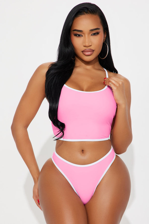 Honolulu Tankini 2 Piece Bikini - Pink