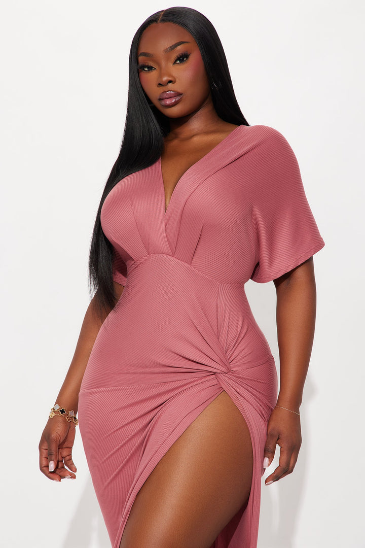 Stunning Scenes Maxi Dress - Marsala