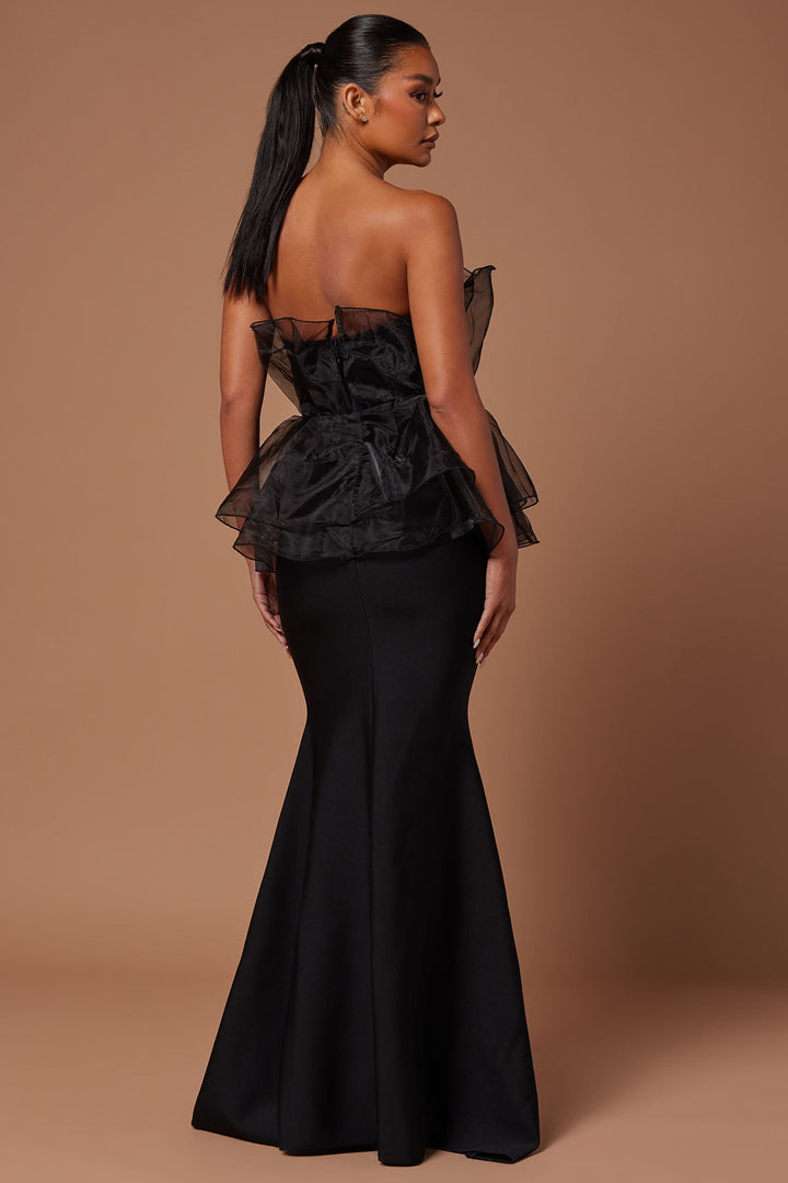 Mara Bandage Gown - Black