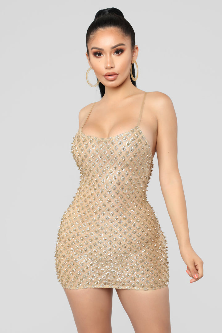 Roxi Dress - Gold