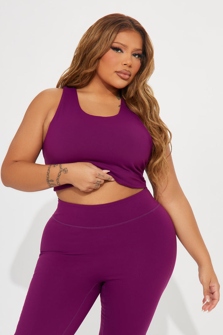Body Sculpt Super Soft Sports Bra - Plum