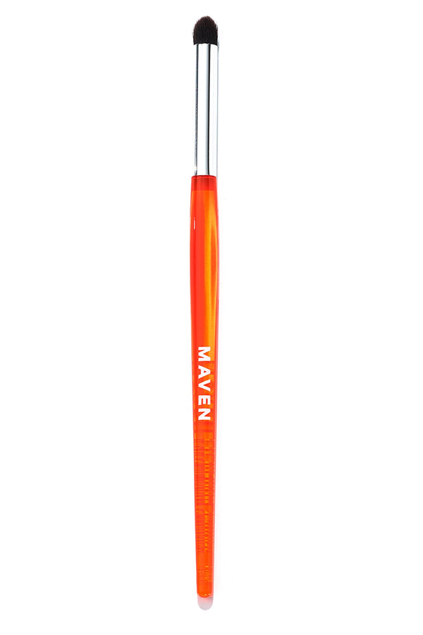 Maven Pro Artistry Eyeshadow Smudge Brush - Orange/Silver