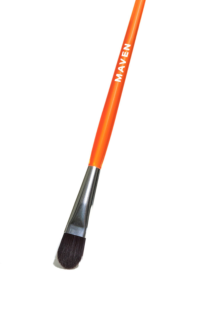 Maven Pro Artistry Cream Eyeshadow Brush - Orange/Silver