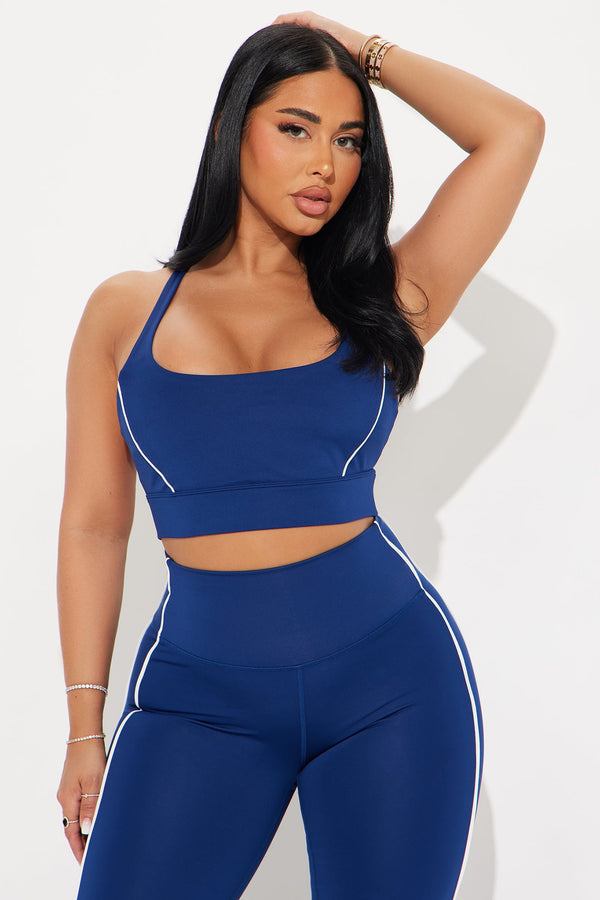 Aligned Elevate Sports Bra - Midnight Blue