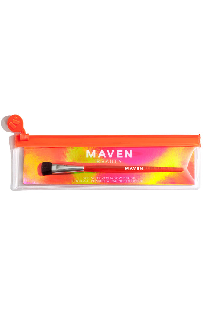 Maven Pro Artistry Defined Eyeshadow Brush - Orange/Silver
