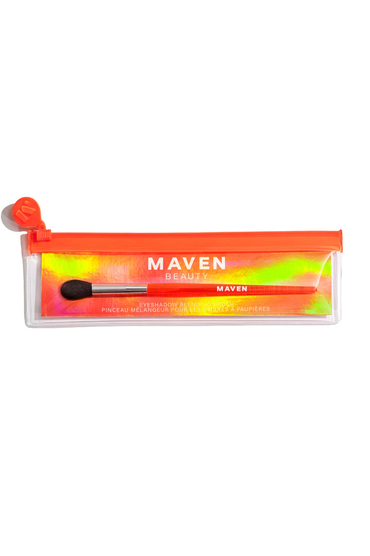 Maven Pro Artistry Eyeshadow Blending Brush - Orange/Silver