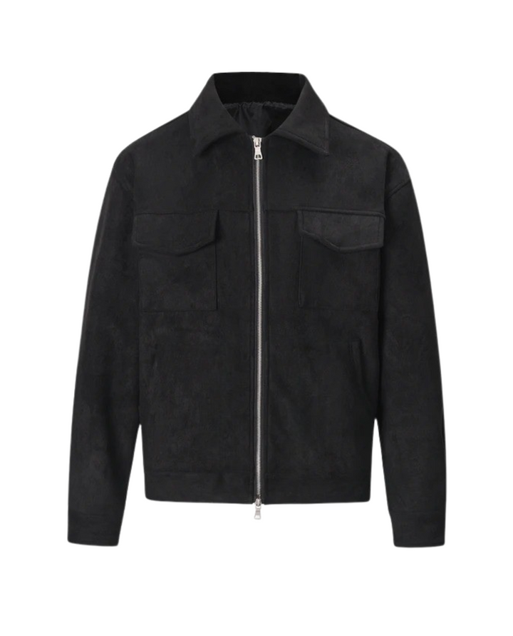 Briona Suede Jacket Black