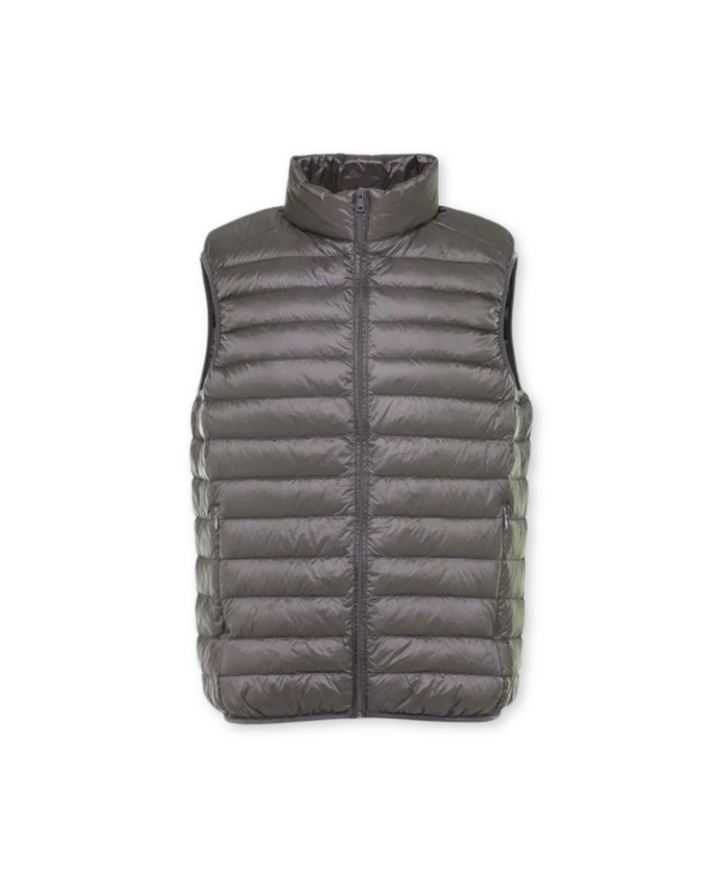 Verrin Puffer Gilet Gray