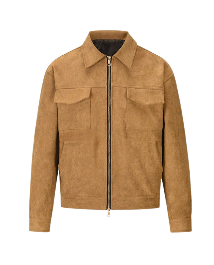 Briona Suede Jacket Beige