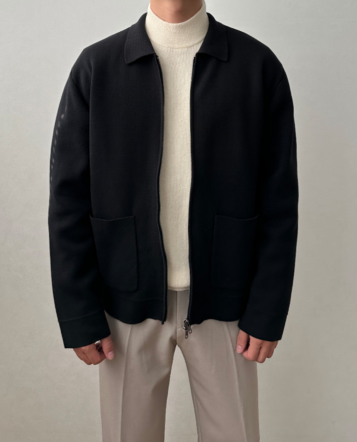 Lille Knit Zip Cardigan