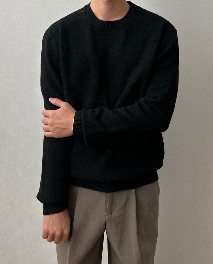 Arveilo Knit Sweater Black