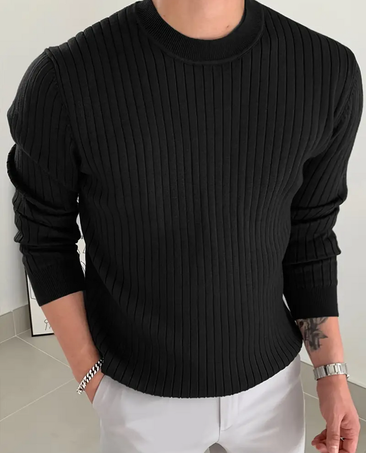 Torcello Ribbed Sweater Black