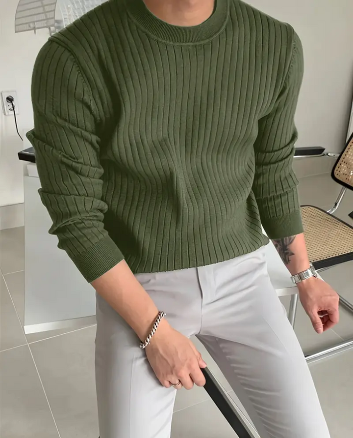 Torcello Ribbed Sweater Green