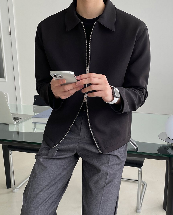 Messina Zip Jacket Black