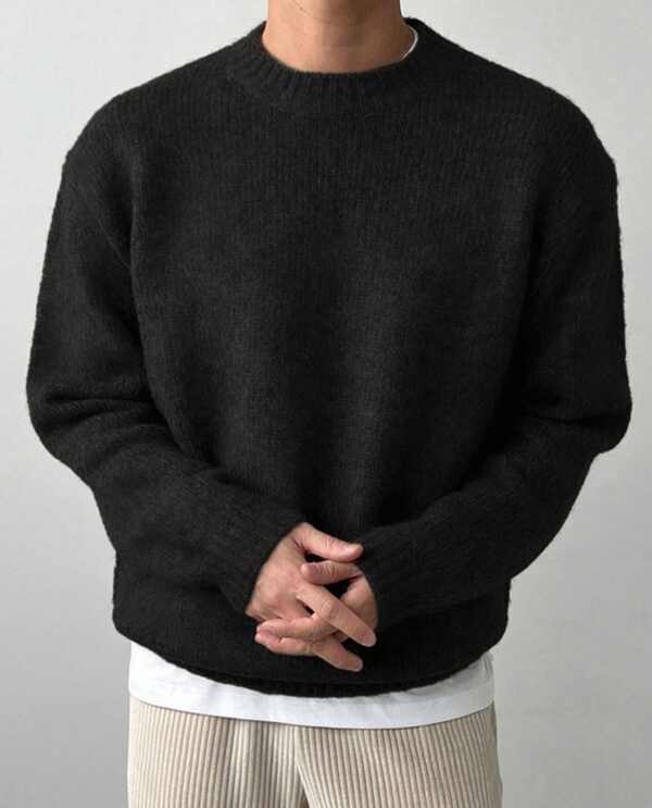 Roche Knit Sweater Black