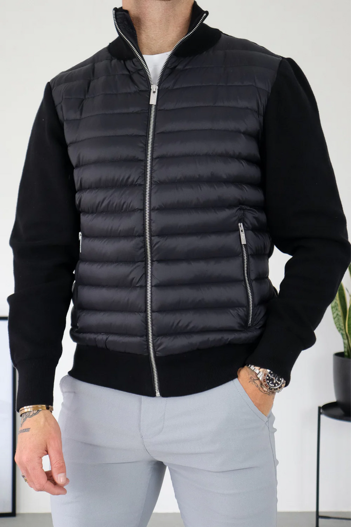 The Velino Hybrid Jacket Black