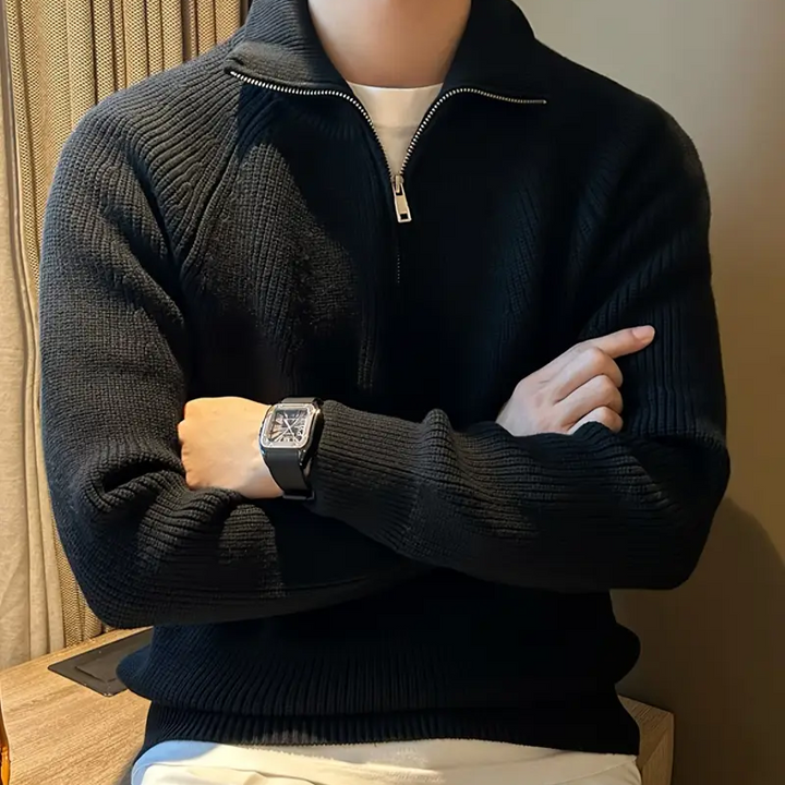 Verona Quarter Zip Sweater