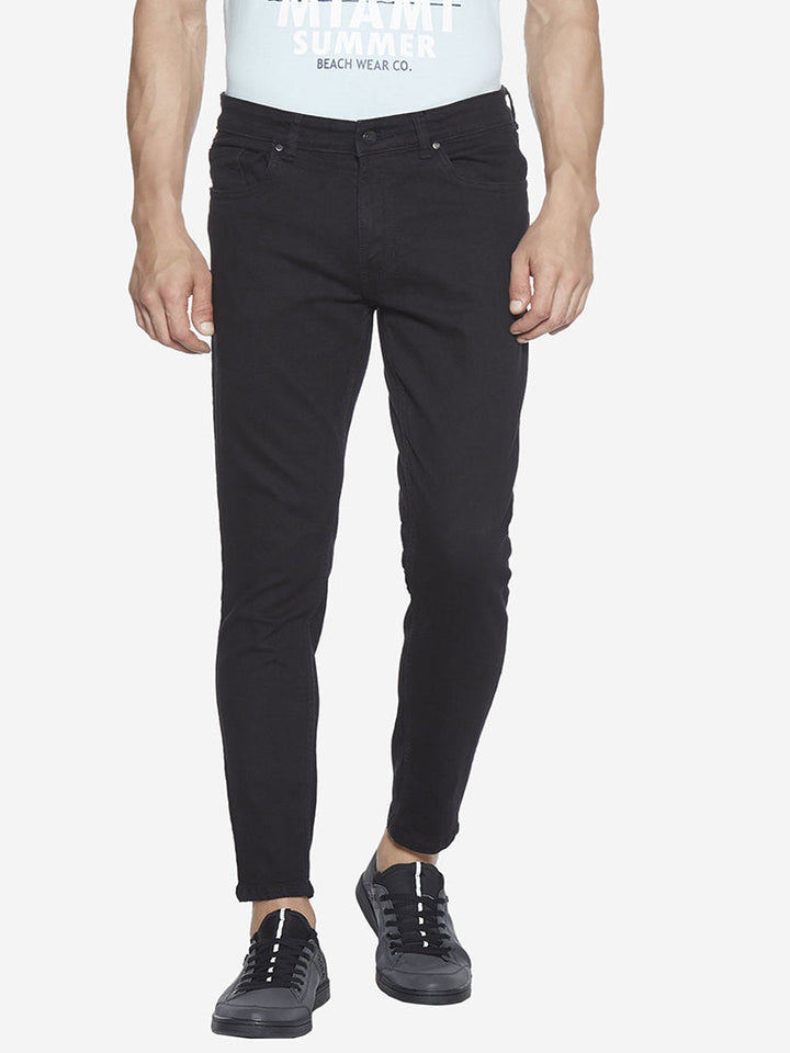 Nuon Black Slim - Fit Mid - Rise Jeans