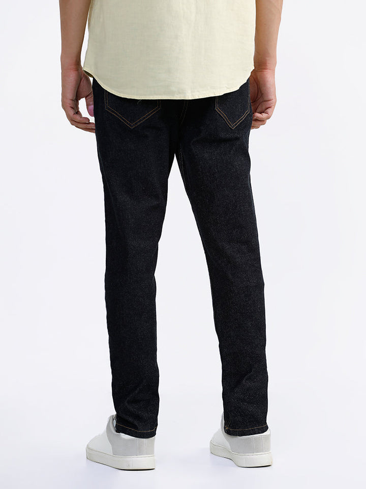 WES Casuals Blue Slim-Fit Mid-Rise Jeans