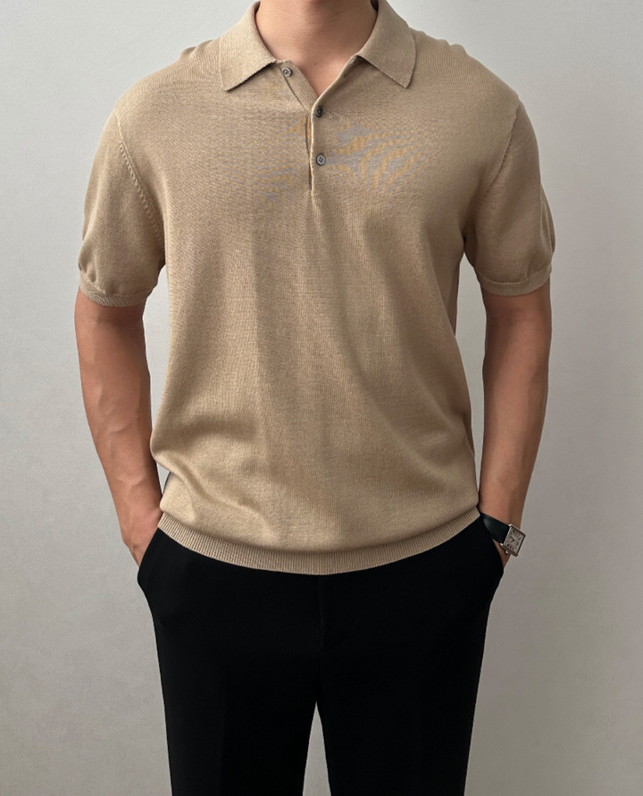 Salerno Knitted Polo Shirt