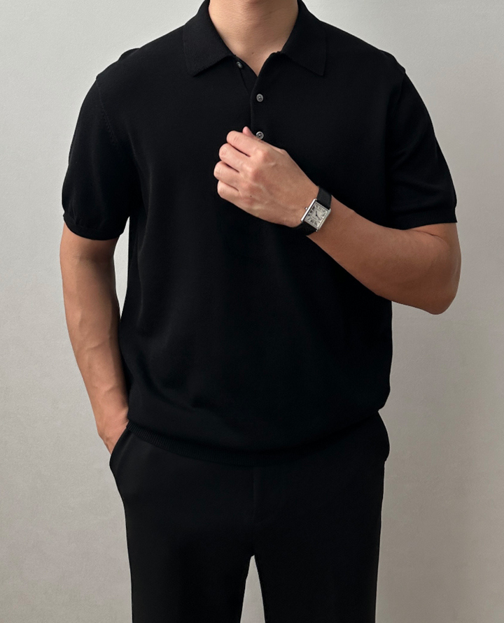 Salerno Knitted Polo Shirt
