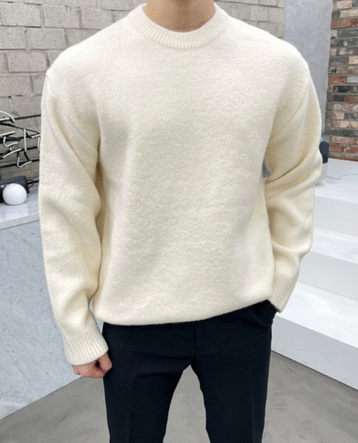 Amiens Knit Sweater Beige