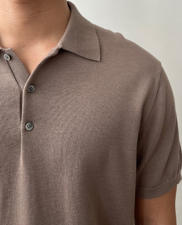 Salerno Knitted Polo Shirt