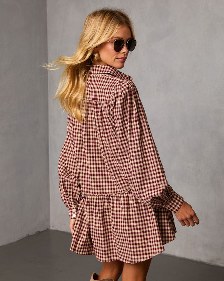 Tawnya Gingham Mini Dress