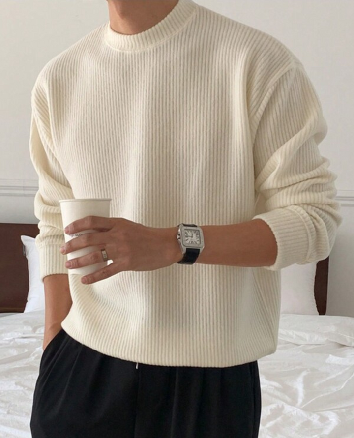 Renier Ribbed Knit Sweater