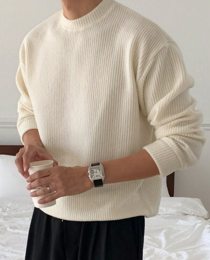 Renier Ribbed Knit Sweater