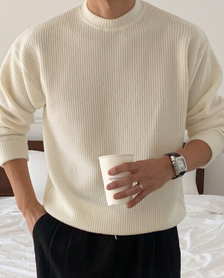 Renier Ribbed Knit Sweater