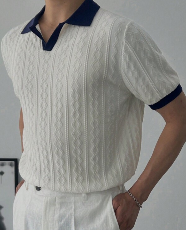 Hierro Textured Polo Shirt