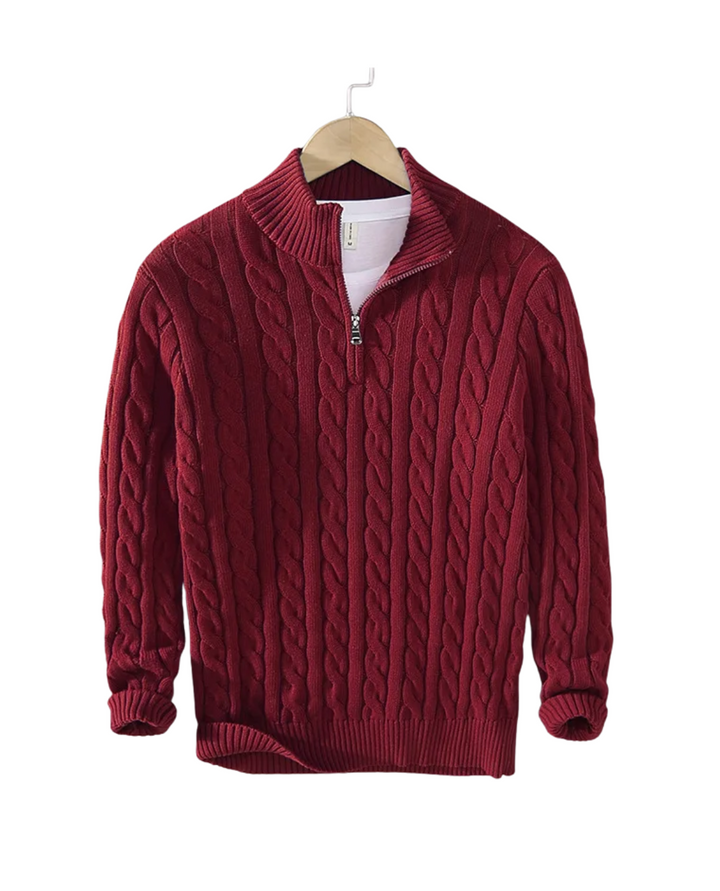 Reno Half Zip Red