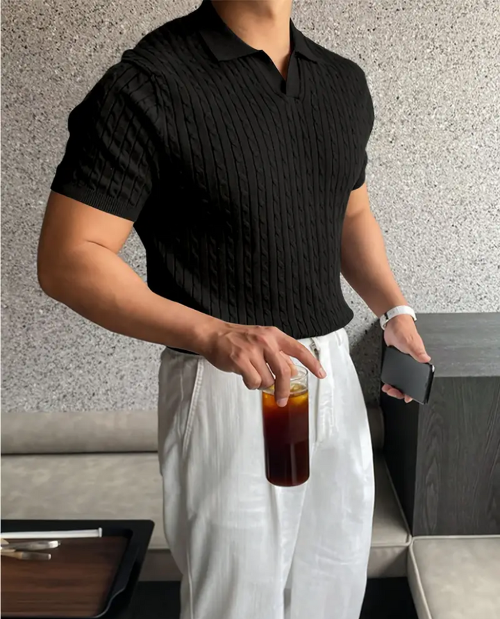 Lecce Textured Polo Shirt