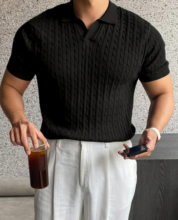 Lecce Textured Polo Shirt