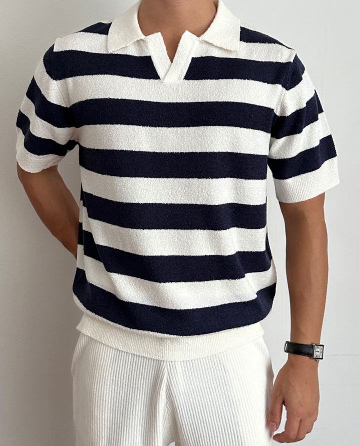 Biarritz Striped Polo Shirt