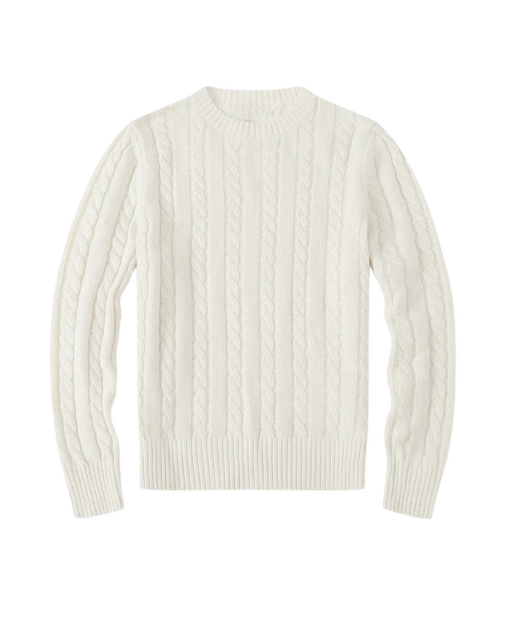 Antibes Cable Sweater Beige